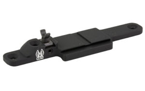 Black metal sliding bolt door latch