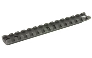 Black Picatinny rail mount for firearm