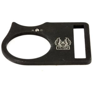 Tactical sling adapter loop with logo.