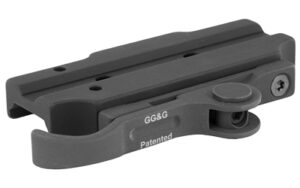 Black GG&G quick-detach rail mount