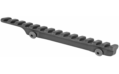 Black Picatinny rail scope mount base
