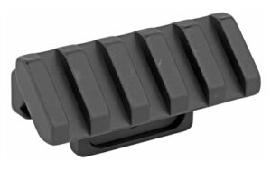Black angled Picatinny rail mount