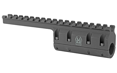 Black Picatinny rail scope mount