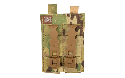 Camouflage tactical vest with front utility pouches