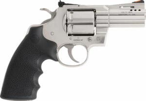 COLT GRIZZLY 357MAG 3" 6RD - POLISHED STAINLESS HOGUE GRIPS