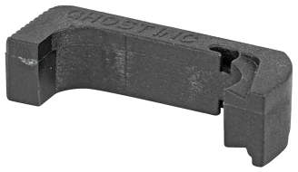 Black metal gun accessory component part