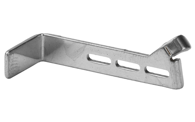 Metal mounting bracket with slots