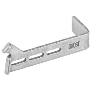 Silver metal Glock connector marked 'Ghost'