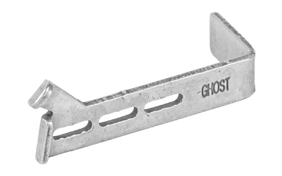 Silver metal Glock connector marked 'Ghost'