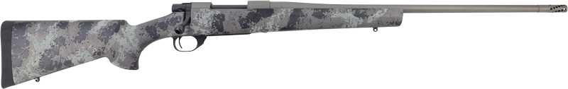 Howa M1500 Fence Line Rifle 6.5 Creedmoor 5rd Capacity 22" Threaded Barrel Light Grey Camo Stock