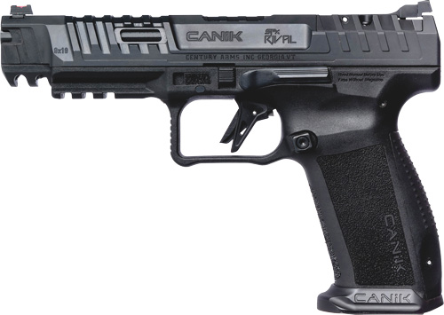 Black Canik Rival semi-automatic handgun side view