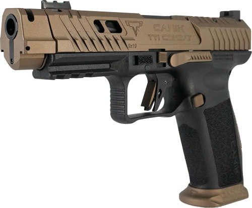CANIK TTI COMBAT 9MM 4.6" BBL - OR FS 2-18RD MAGS BLACK