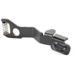 Car part with metal spring and hole