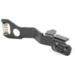Car part with metal spring and hole