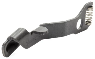 Metal gun trigger connector with spring detail