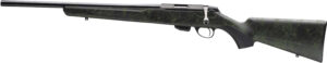 TIKKA T1X LEFT HAND 17HMR 16" - THREADED BLUED/ROUGHTECH EMRLD