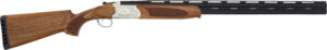 Over-under shotgun with wooden stock
