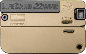 Foldable Lifecard .22 WMR pistol, made in USA.