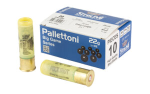 Sterling Palletoni 22g shotgun shells and box