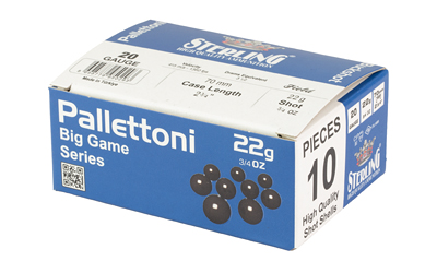 Sterling Palettoni 22g shotgun slug box