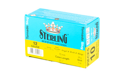 Sterling 12-gauge shotgun shells box