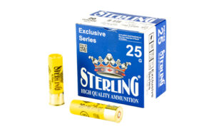 Sterling shotgun ammunition box and shells