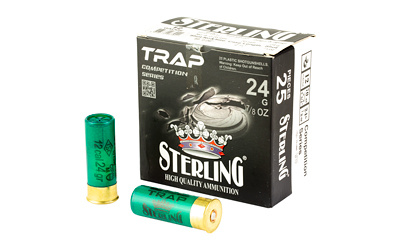 Sterling trap competition ammunition box and cartridges.