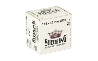 Sterling ammunition box, 5.56x45mm, 30 rounds