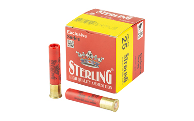 Sterling shotgun shells and box packaging.