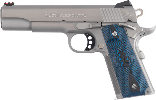 COLT COMPETITION 38 SUPER 5" - 9RD STAINLESS BLUE G10 GRIPS - Image 2