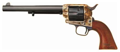 CIMARRON 7TH CAVALRY 45LC - FS 7.5" CC/BLUED WALNUT