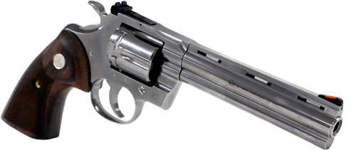 PYTHON 357 MAGNUM/38 SPECIAL 6'' BBL 6 ROUND STAINLESS