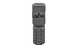 Metal spring-loaded plunger with knurled grip