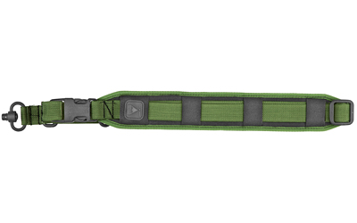 Green tactical dog collar with metal clip