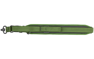 Green adjustable shoulder strap with metal clip
