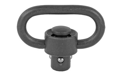 Black QD sling swivel mount for firearms