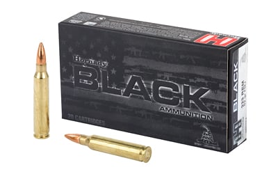 Hornady Black ammunition box and cartridges