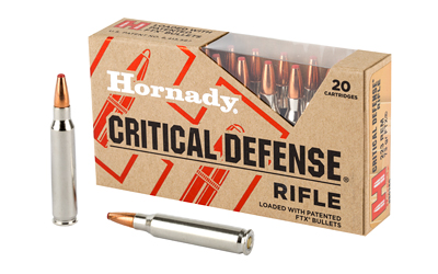 Hornady rifle ammunition pack with bullets
