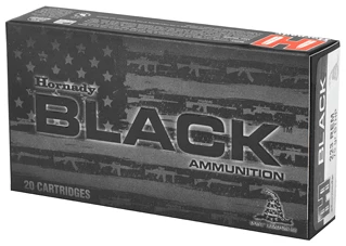 Hornady Black Ammunition 20 cartridges box