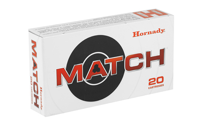 Hornady Match ammunition box, 20 cartridges.