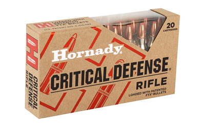 Hornady Critical Defense Rifle Ammunition .223 Rem 55 gr FTX 20/ct - Image 2