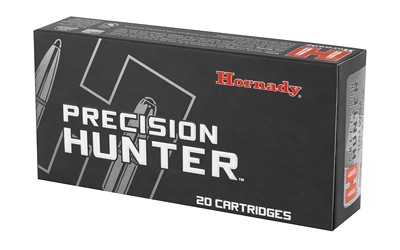 Hornady Precision Hunter 20-cartridge ammunition box