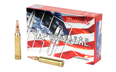 Hornady American Whitetail ammunition box and cartridges