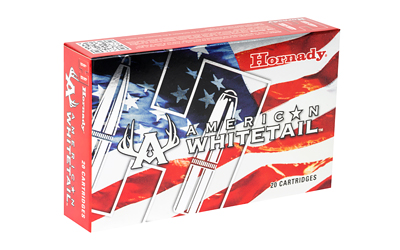 Hornady American Whitetail ammunition box with flag design