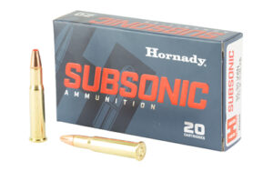 HORNADY SUBSONIC 30-30 WIN - 175GR SUB-X 20RD 10BX/CS
