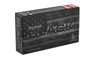 Hornady Black Ammunition 20-round cartridge box