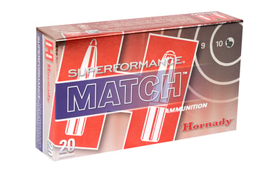 Hornady Superformance Match ammunition box