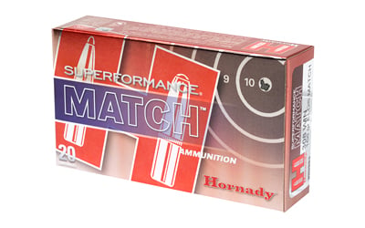 Hornady Superformance Match ammunition box