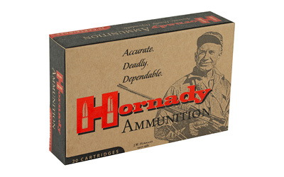 Hornady Ammunition cardboard box with vintage design