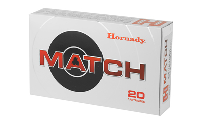 Hornady Match ammunition box, 20 cartridges